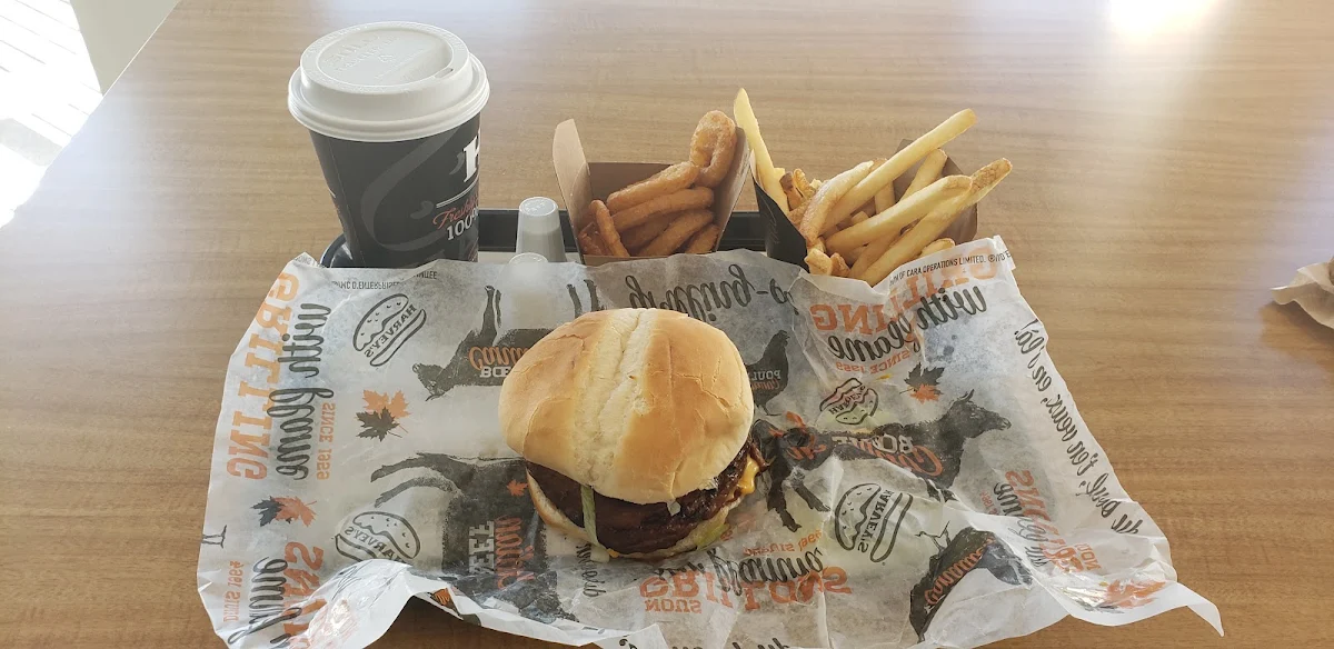 Double Angus Beef Burger and Fries