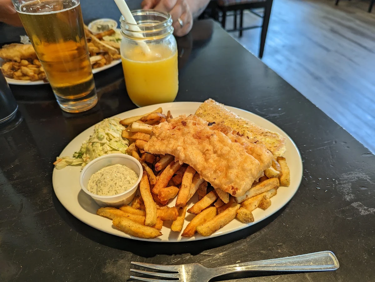 Salmon Fish and Chips