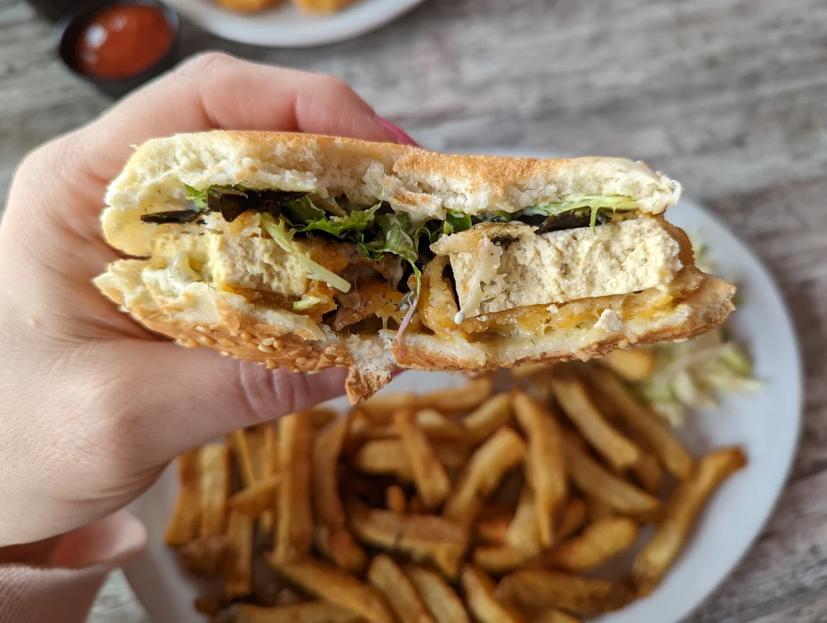 Vegan Tofu Burger