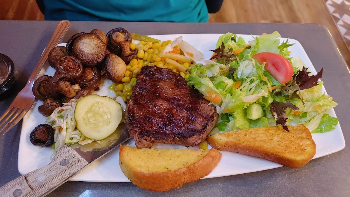 Steak and Mushrooms