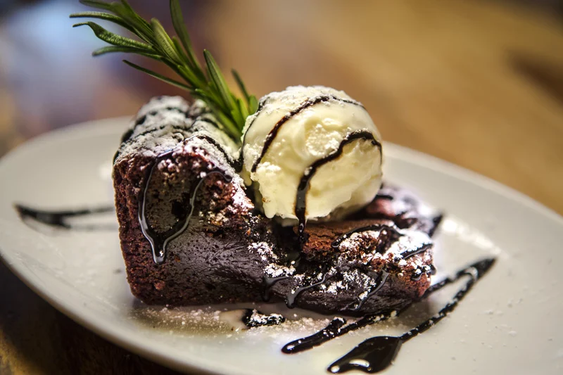 Molten Chocolate Brownie