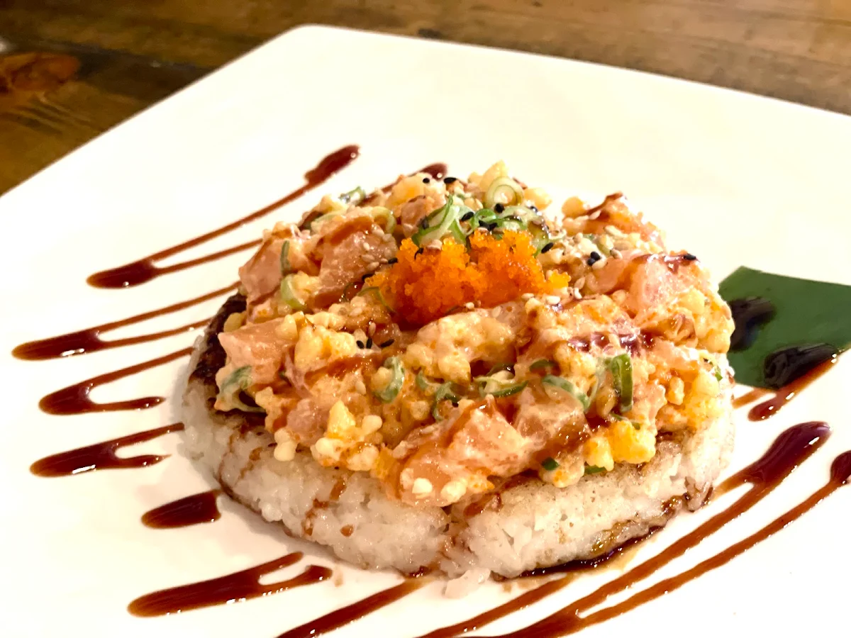 Salmon Sushi Pizza