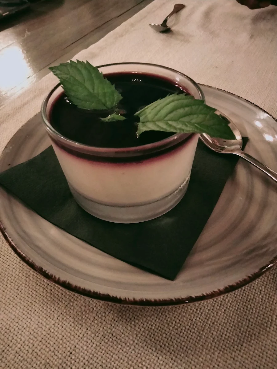 Blueberry Panna Cotta