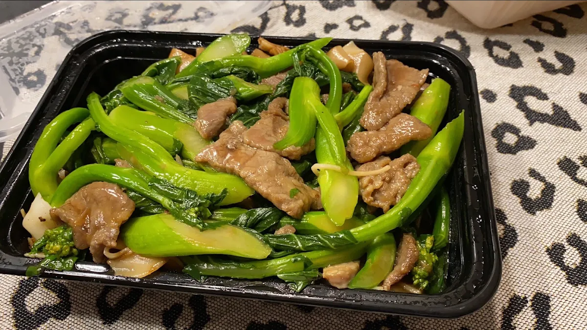 Beef with Gai Lan