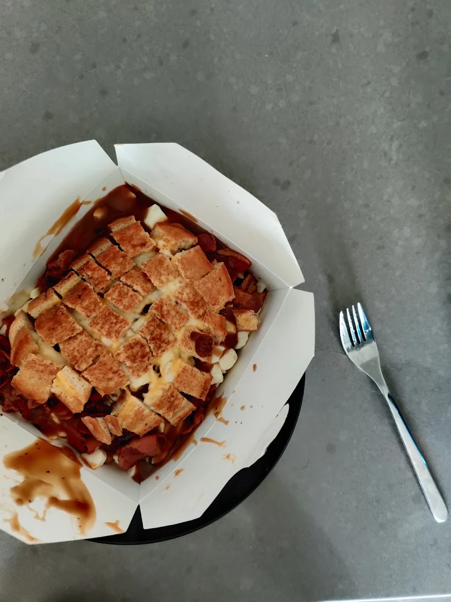 Bacon Grilled Cheese Poutine