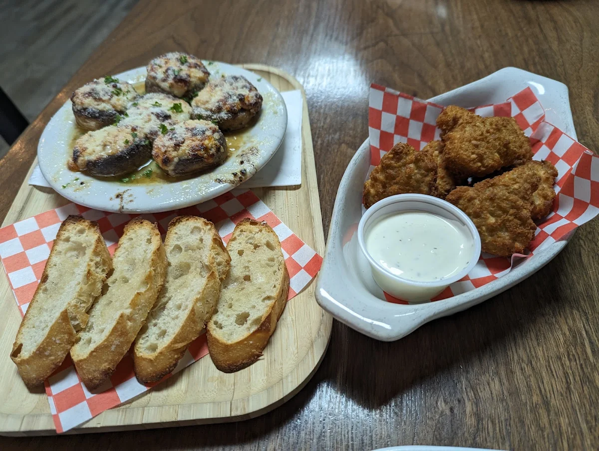 Stuffed Mushrooms and Broccoli Bites