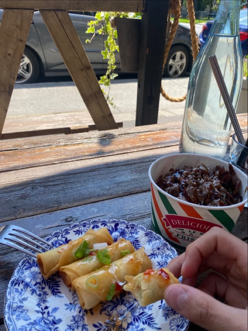 Spring Rolls and Beef