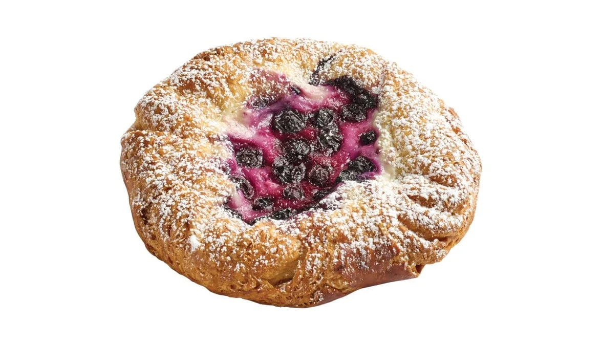 Wild Blueberry & Custard Danish