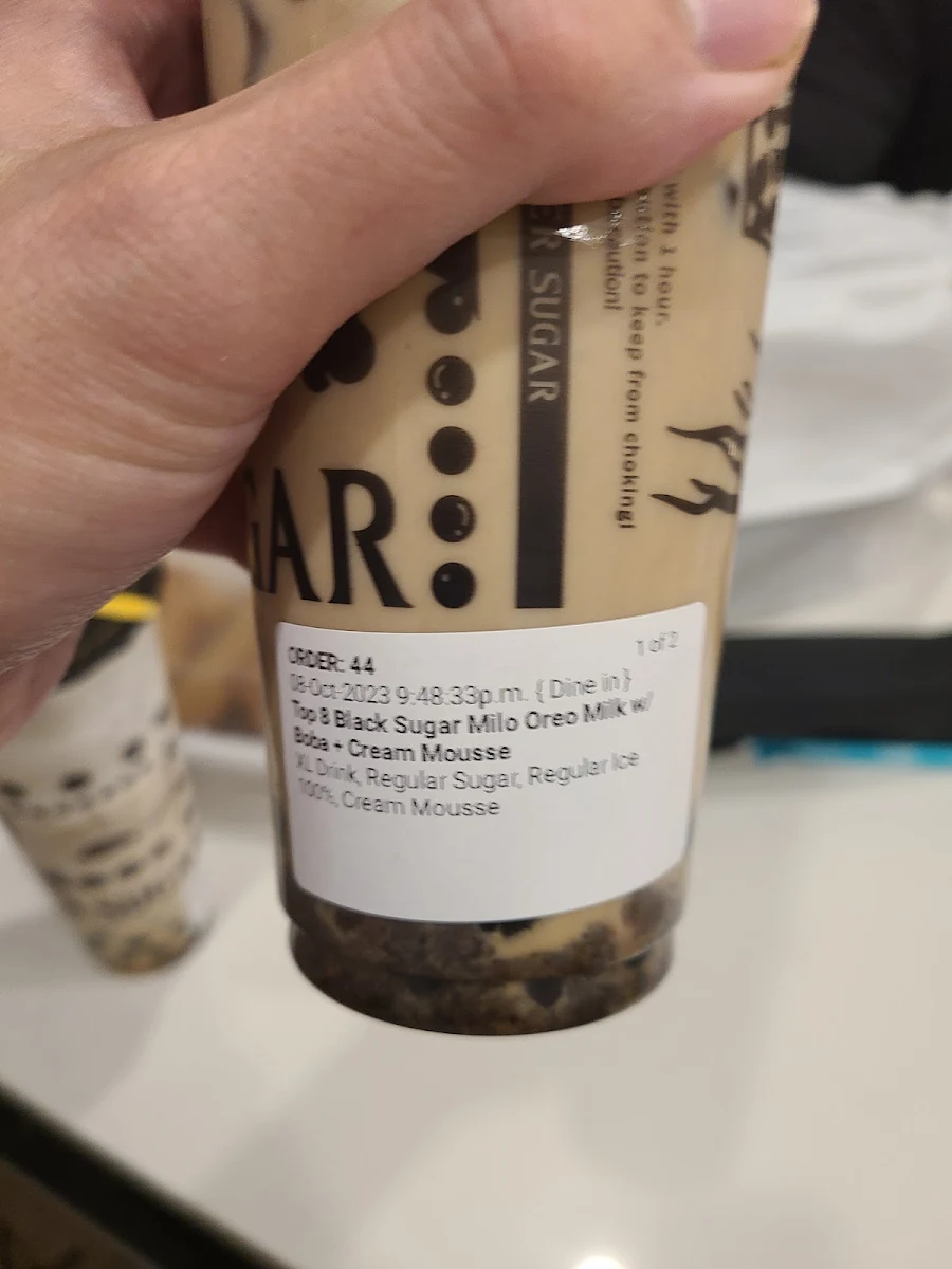 Oreo Milk Boba