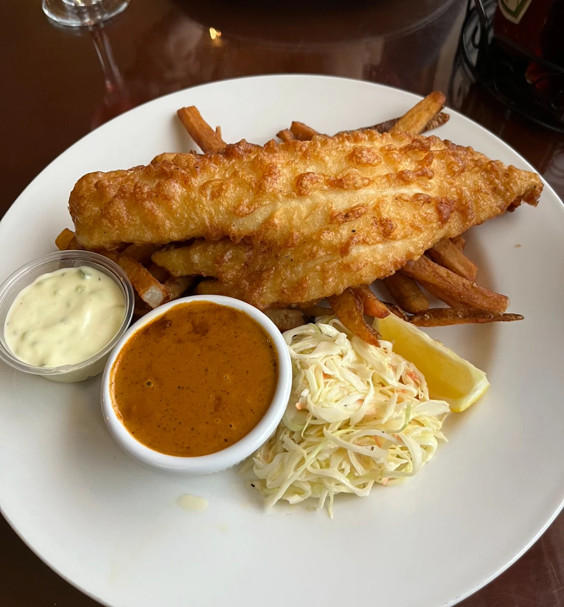 English Style Fish and Chips