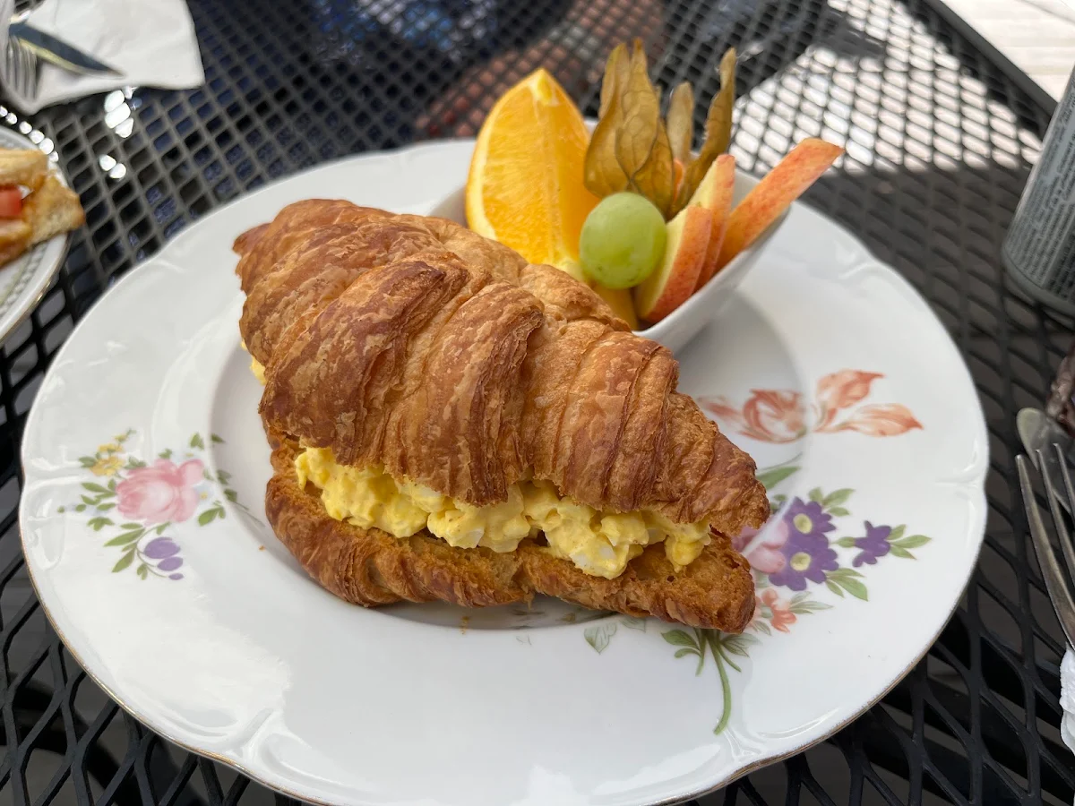 Egg Salad Croissant, Owl's Nest Bakery and Bistro (Saltair)