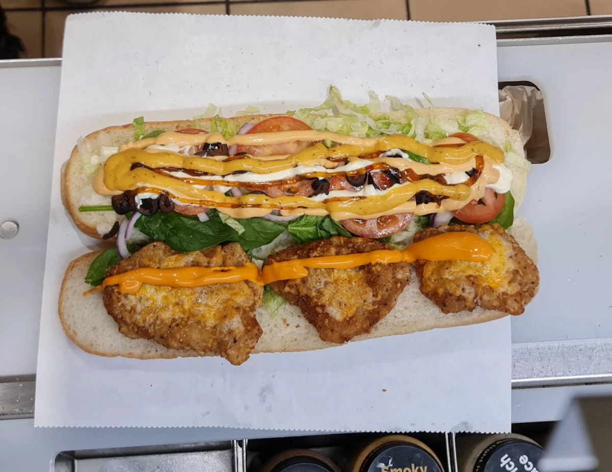Crispy Chicken Subway Sandwich