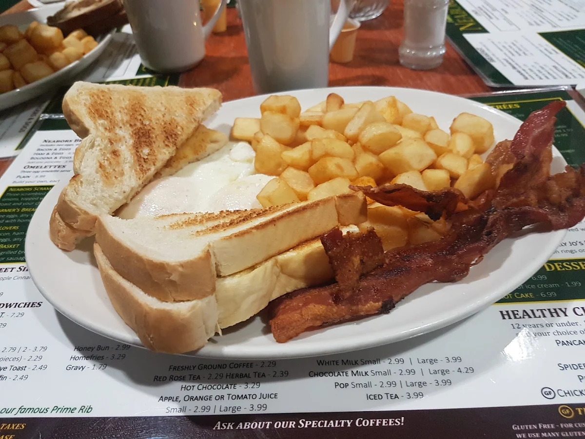 Two Eggs over Easy Crispy Bacon and Deliciousness