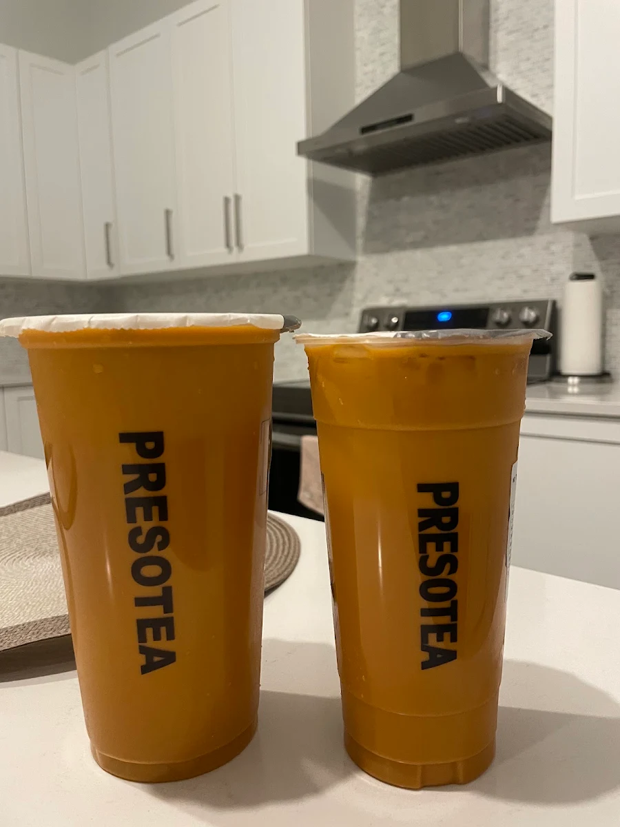 Thai Tea Coffee Café Au Thé Thaï