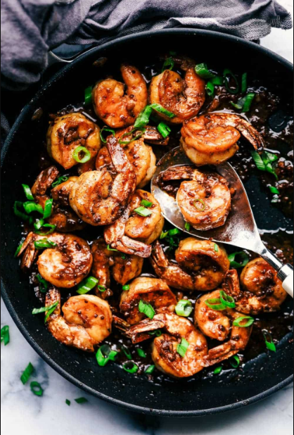 Pan Roasted Garlic Shrimp