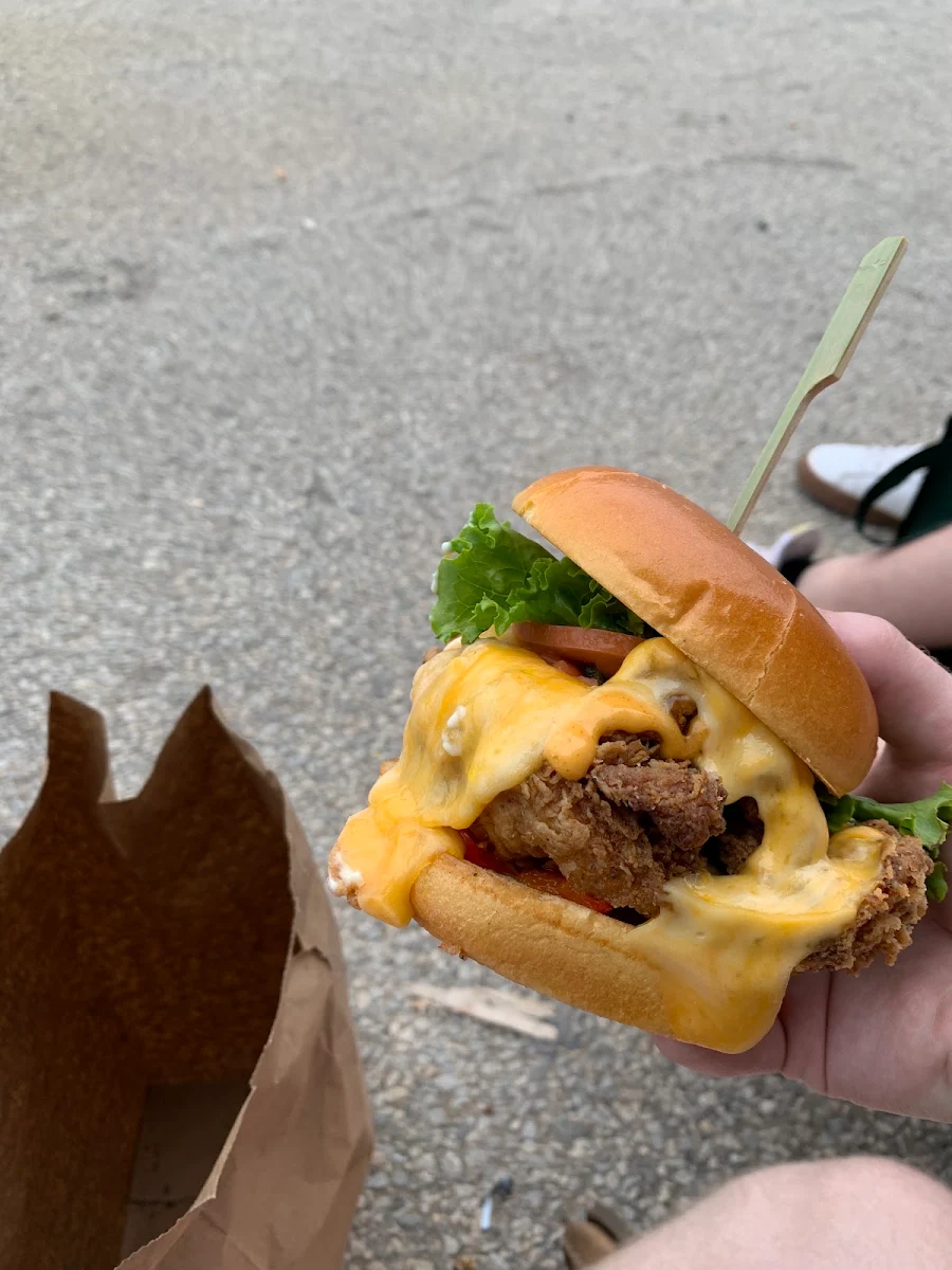 Goat Chicken Burger