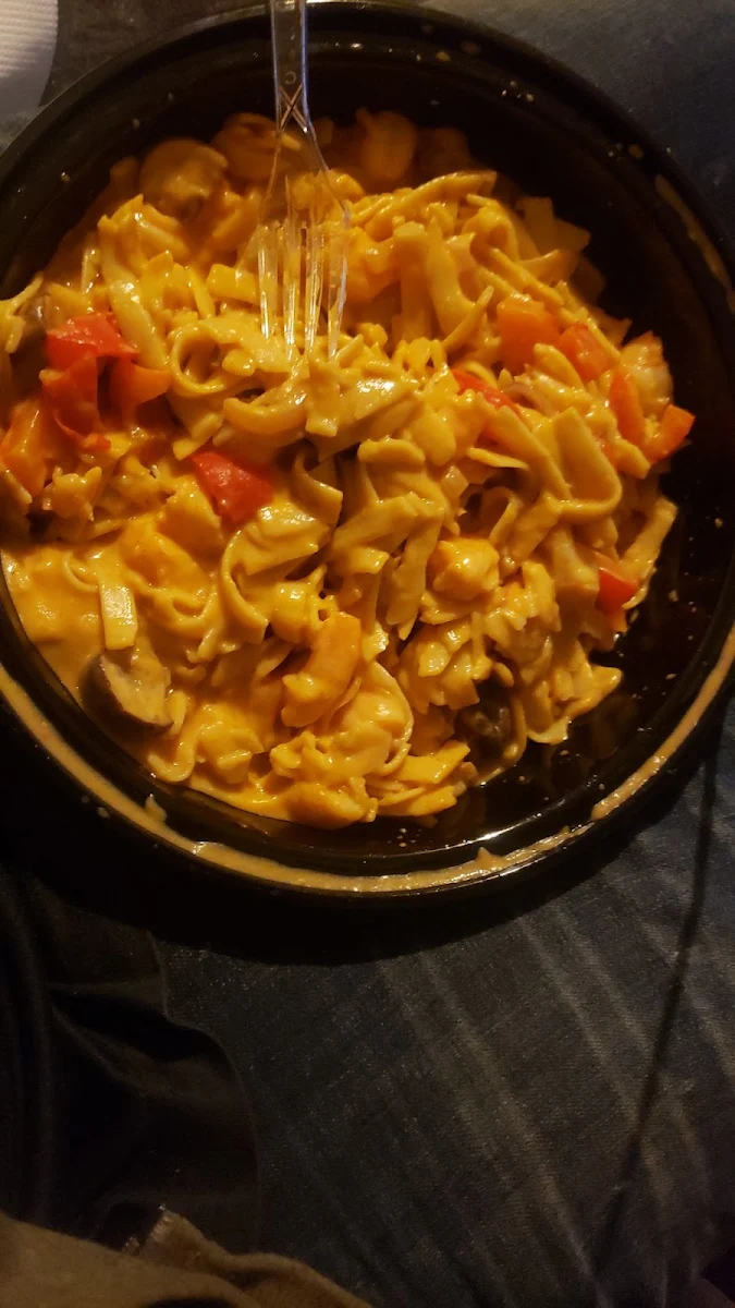 Firecracker Shrimp Fettuccine