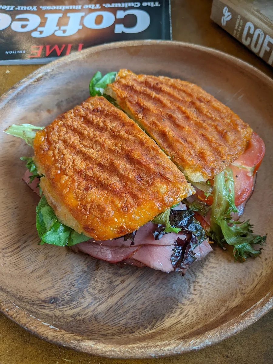 Corned Beef Chorizo Panini