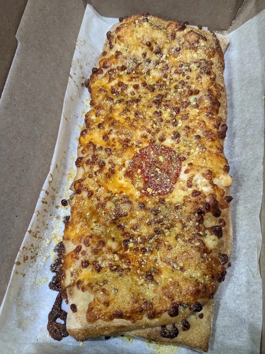 Pepperoni Stuffed Cheesy Bread