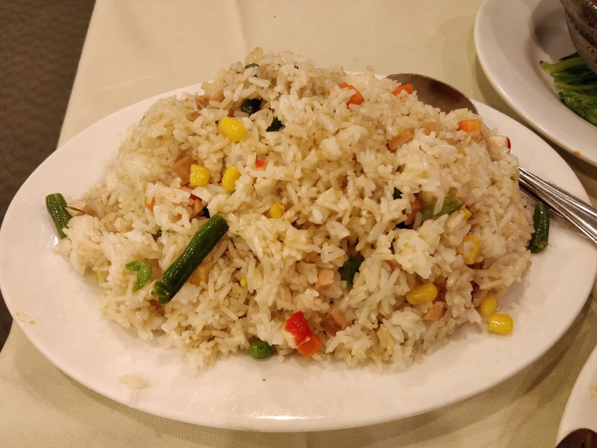 Fried Rice with Vegetarian Sausage and Pine Nuts