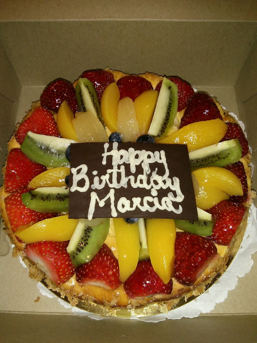 Cheesecake Topped with Jewel Glazed Fresh Fruit