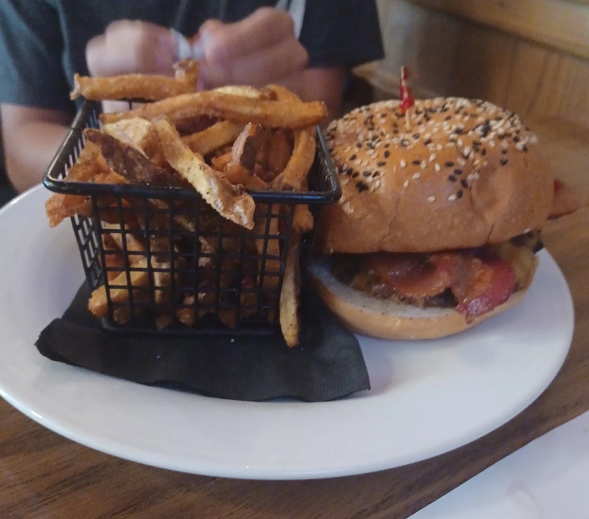 Burger and Fries