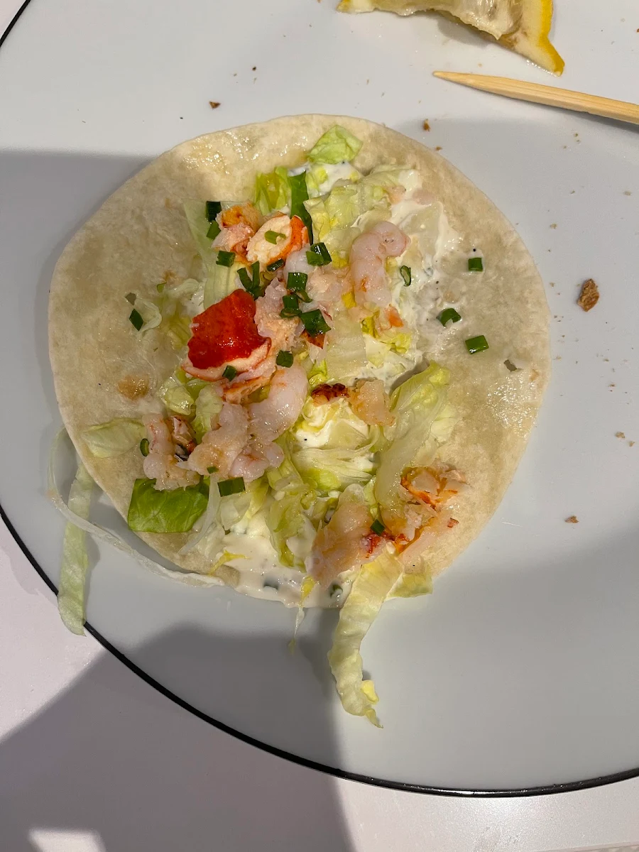 Lobster Shrimp Taco