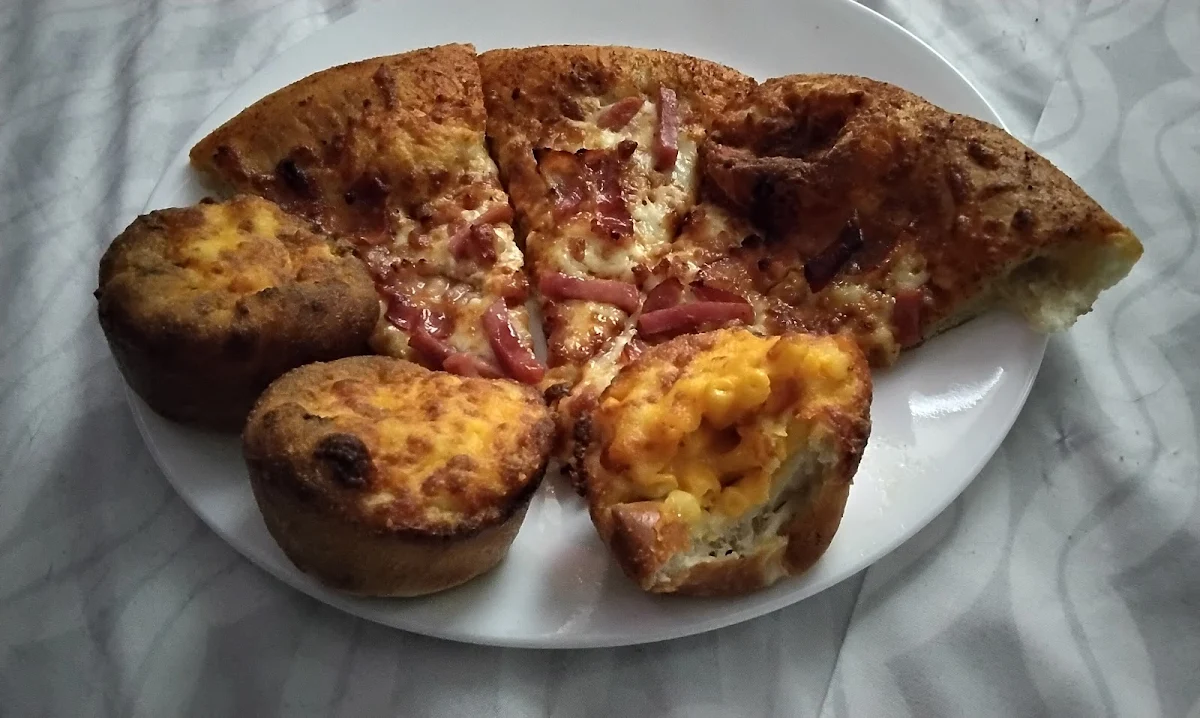 KD Puffs and BBQ Bacon Pizza