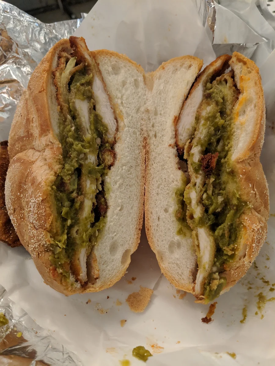 Grilled Chicken and Eggplant Sandwich