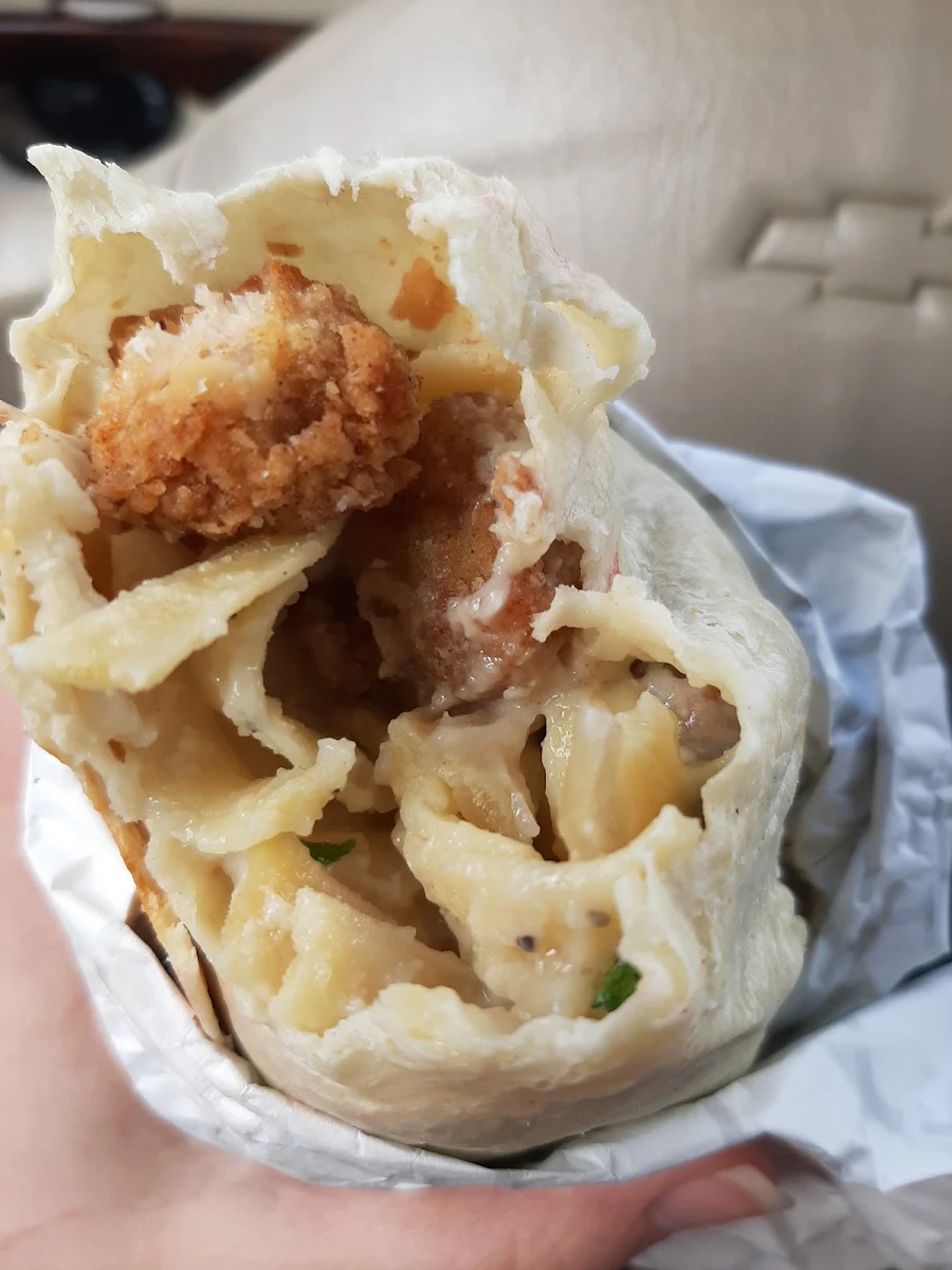 Chicken Alfredo Wrap