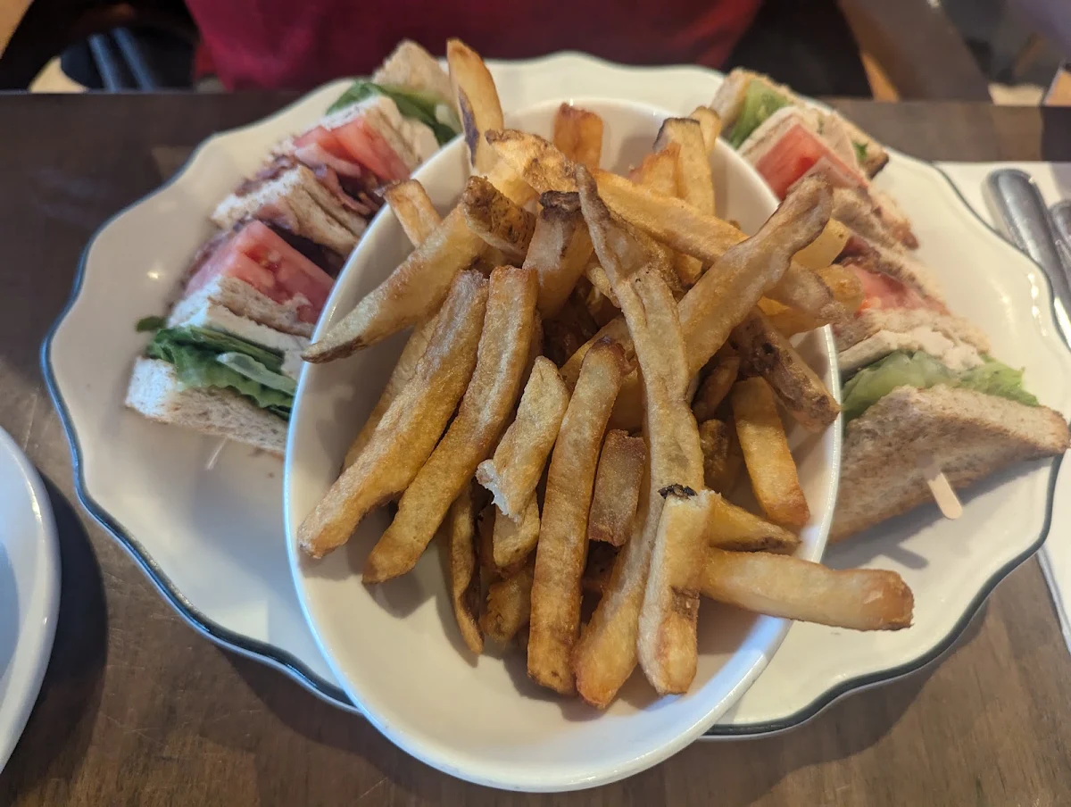 Club Sandwich with Wedge Fries