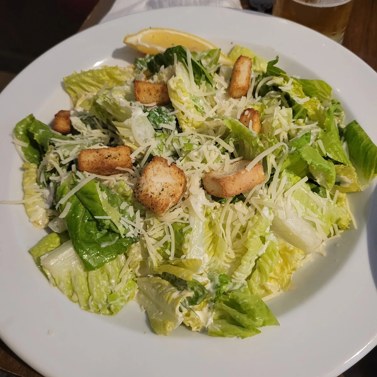 Grilled Chicken or Shrimp Caesar