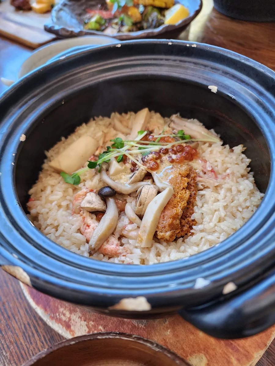 Uni and Snow Crab Donabe Rice