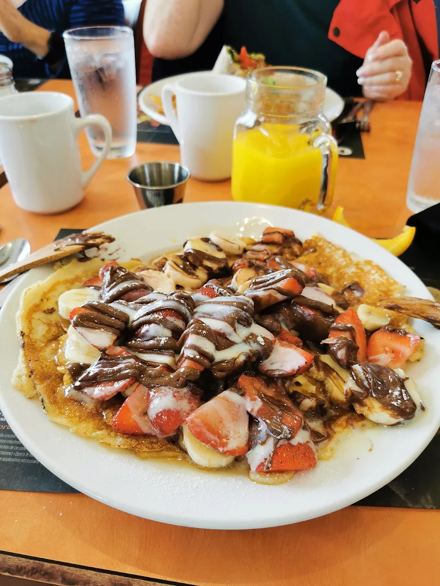 Pancake Fraise Banane Chocolat