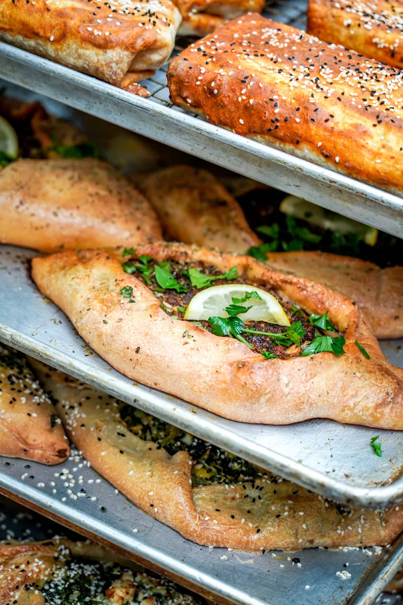 Spinach Pide Platter