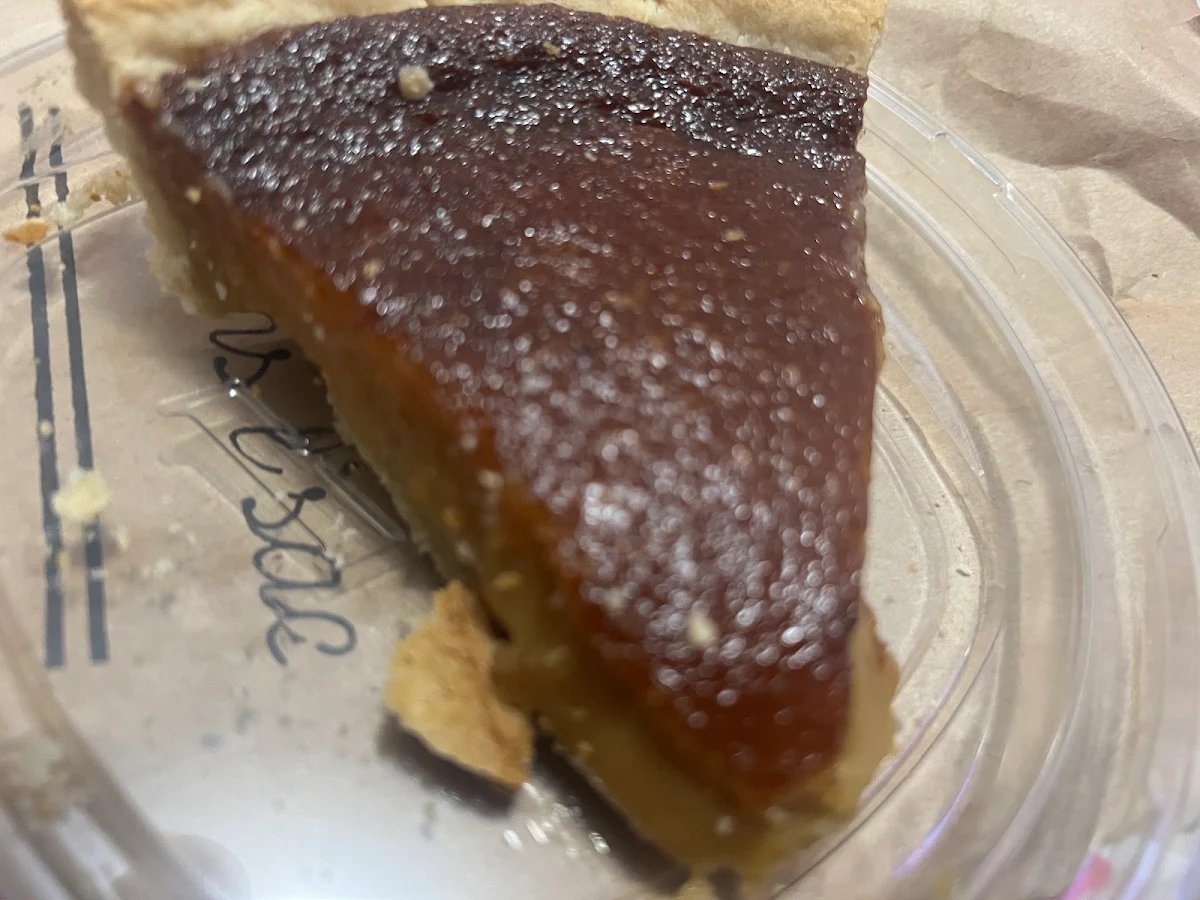 Pointe de Tarte Au Sucre Sugar Pie Slice