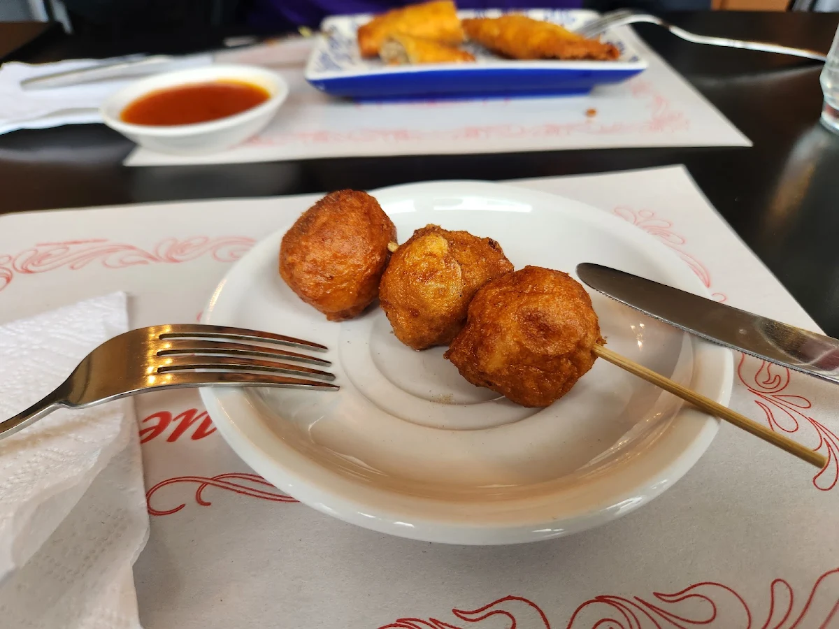 Fried Squid and Shrimp Paste