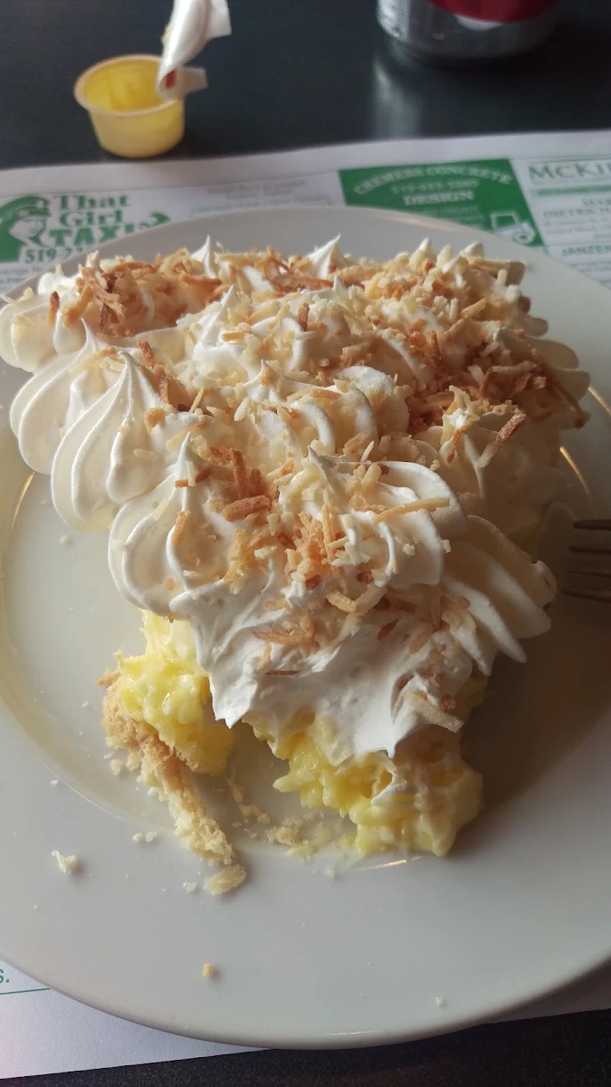 Home Made Coconut Cream Pie