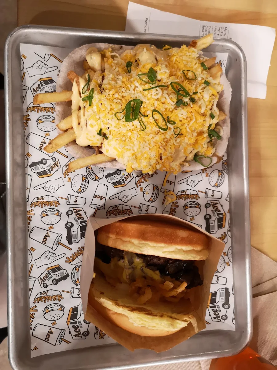 Truffle Mushroom Burger X Chili Cheese Fries