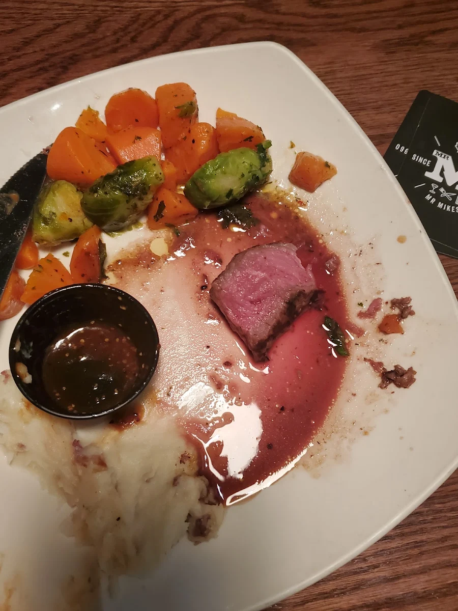 Under Cooked Steak, MR MIKES SteakhouseCasual