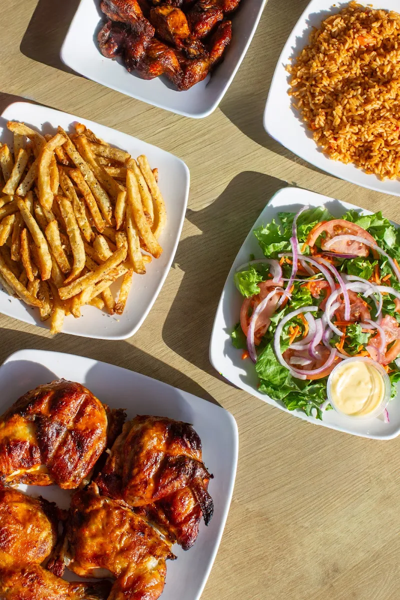 Assiette Demi Poulet Half Chicken Plate