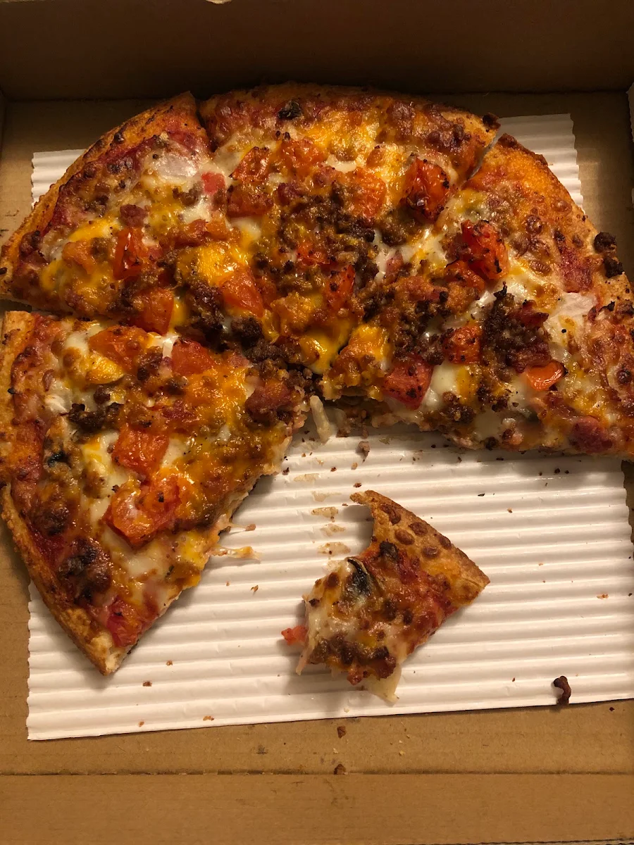 Cheeseburger Pizza