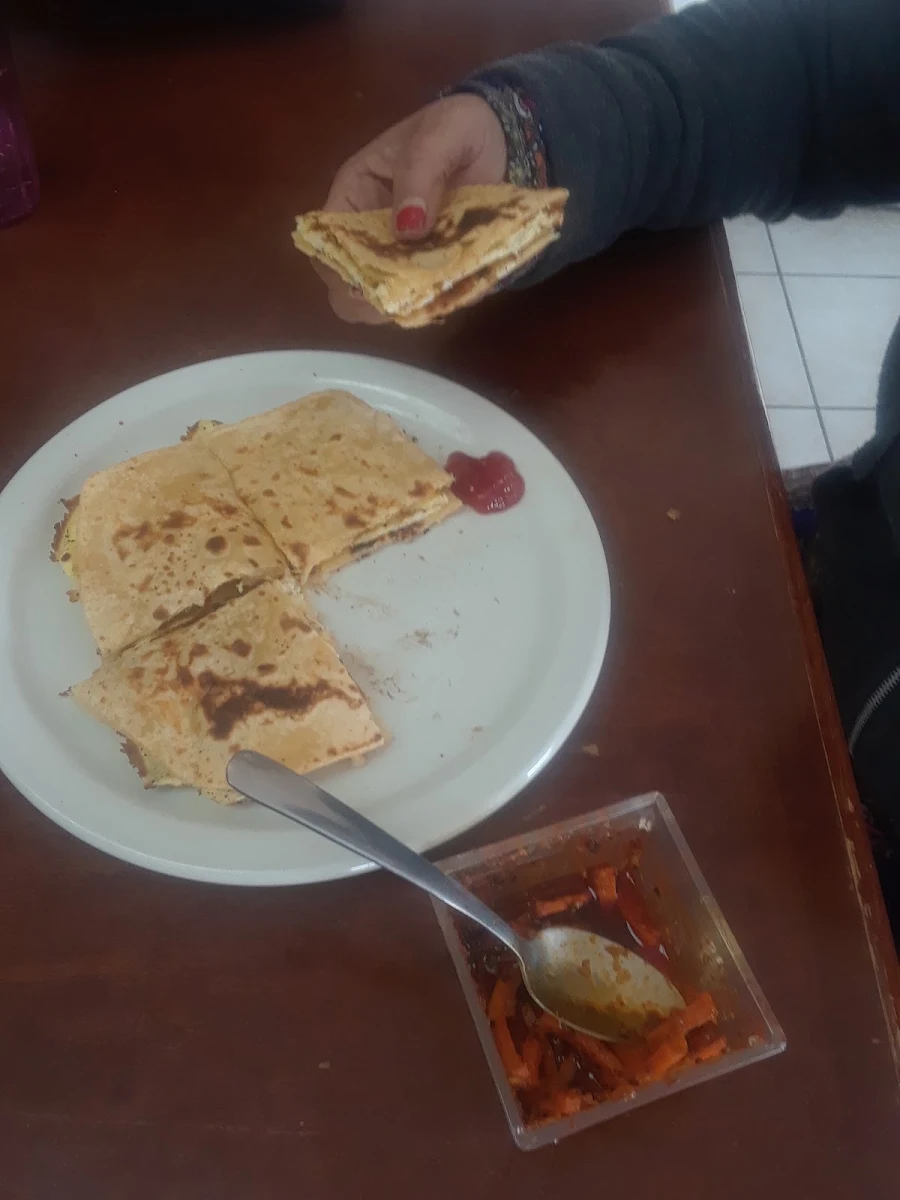 Cheese Omelette Sandwich