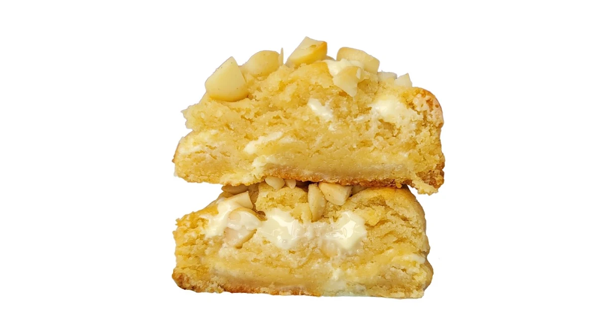 Cookie Chocolat Blanc Belge Et Aux Noix de Macadamia Belgian White Chocolate Macadamia Nut Cookie