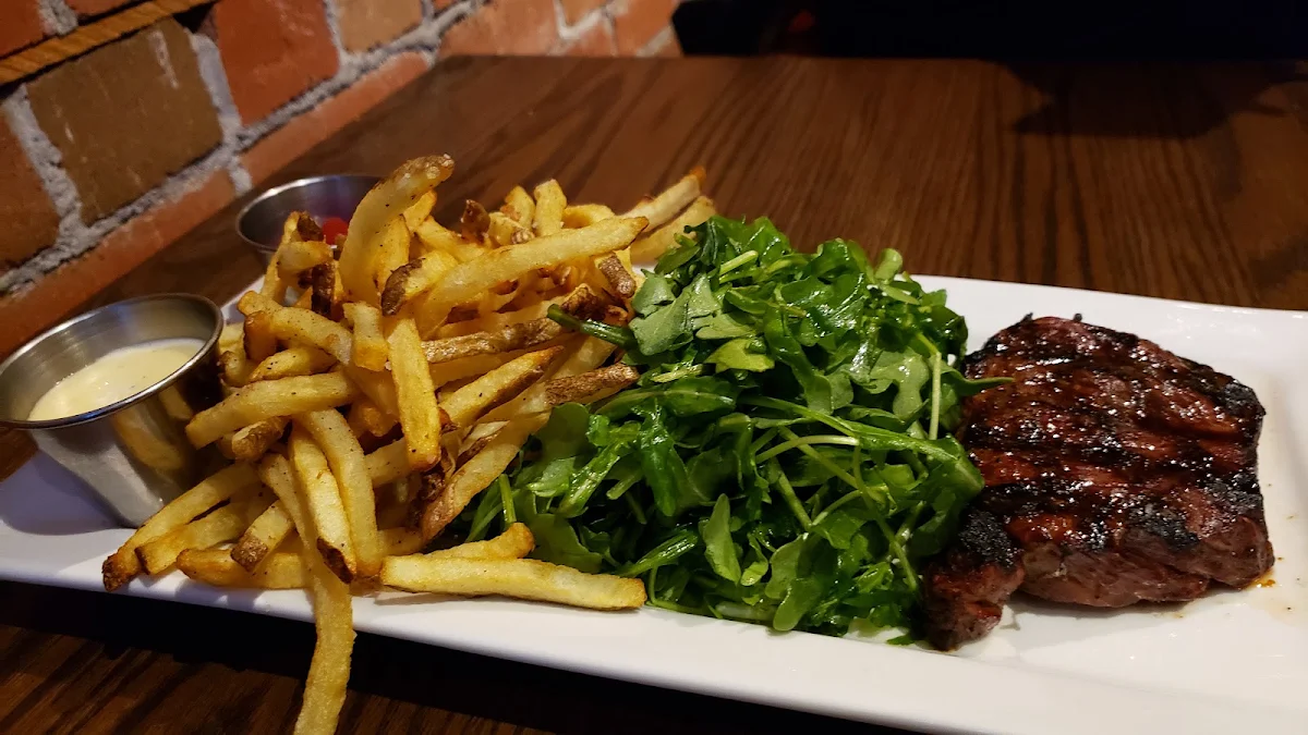 Steak Frites with Spicy Garlic Butter