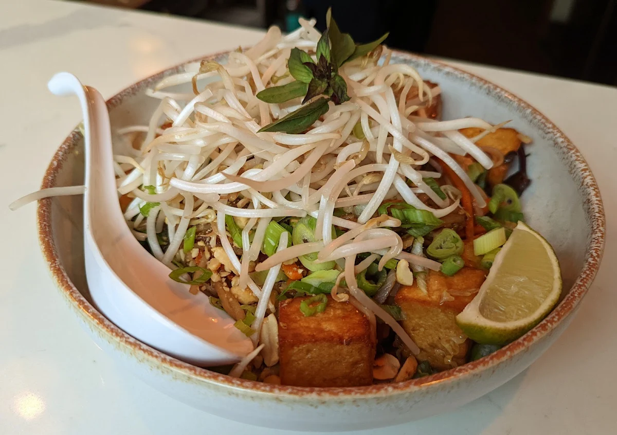 Wok-Fried Noodle Bowl with Tofu