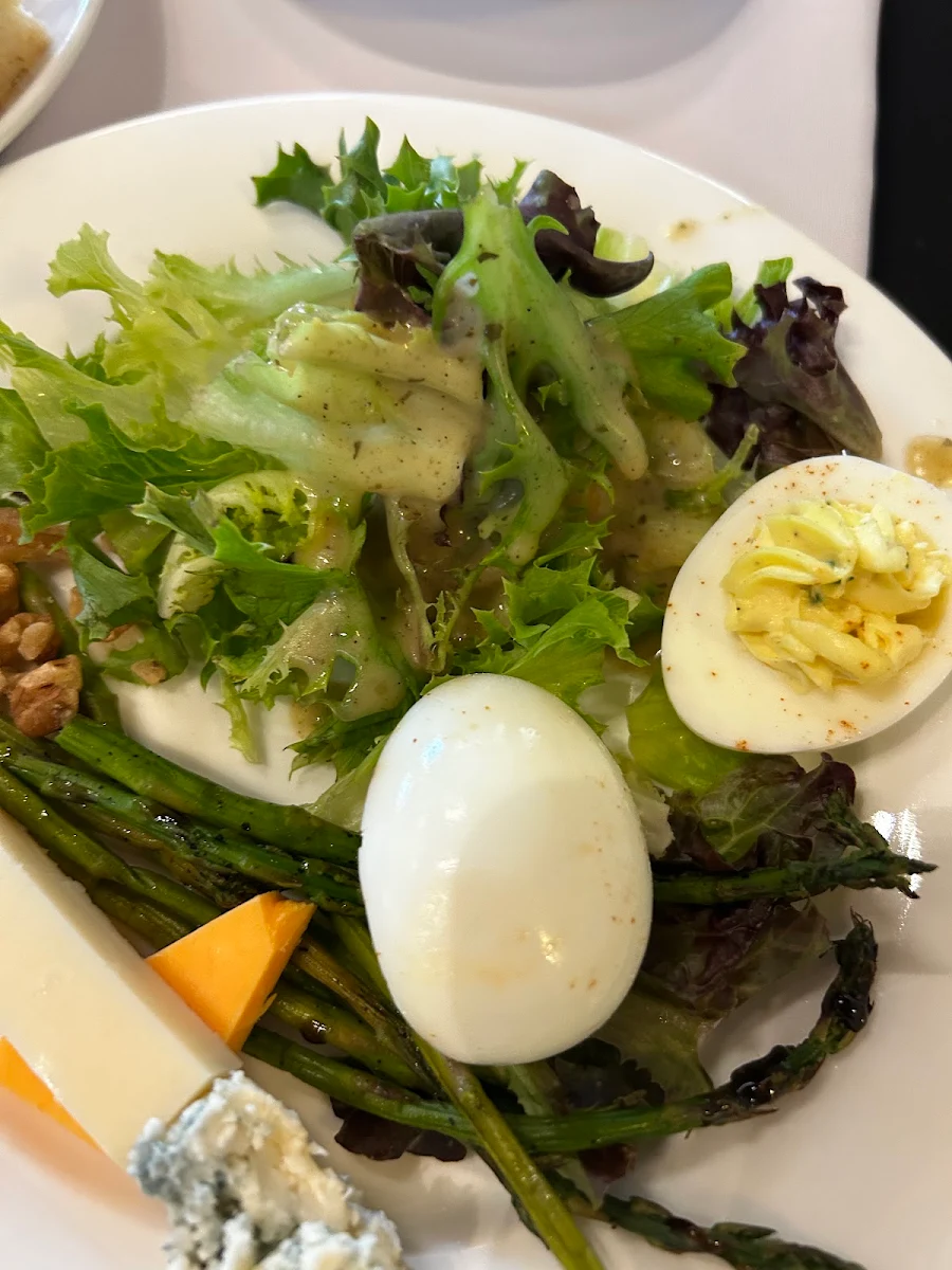 Boiled Eggs and Salad