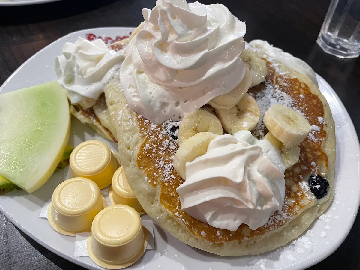 Banana Blueberry Pancakes
