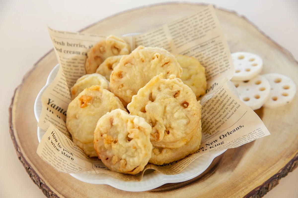 Deep Fried Lotus Root with Pork