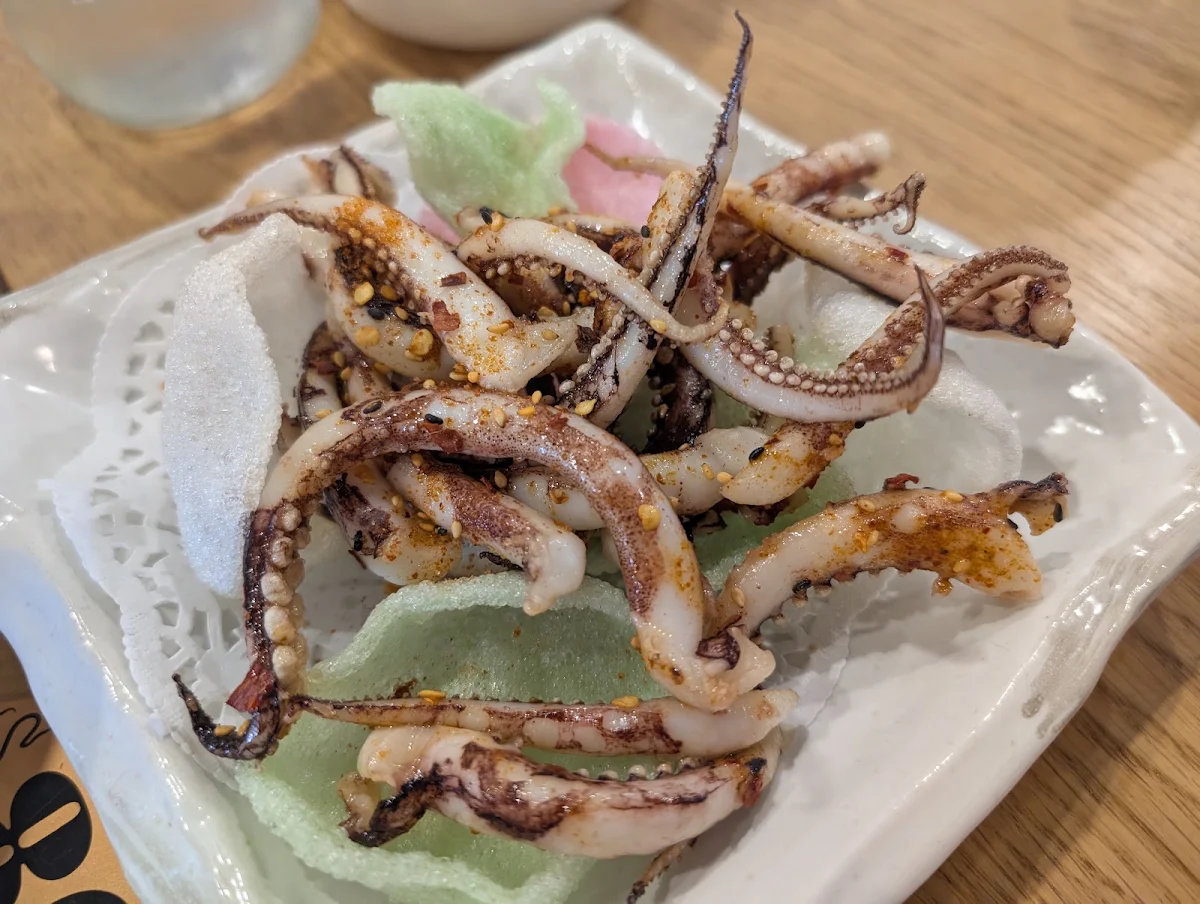 Spicy Grilled Squid Tentacles